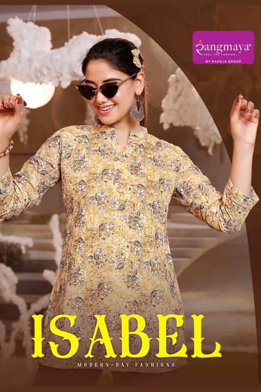 Rangmaya isabel short top wholesale kurti online